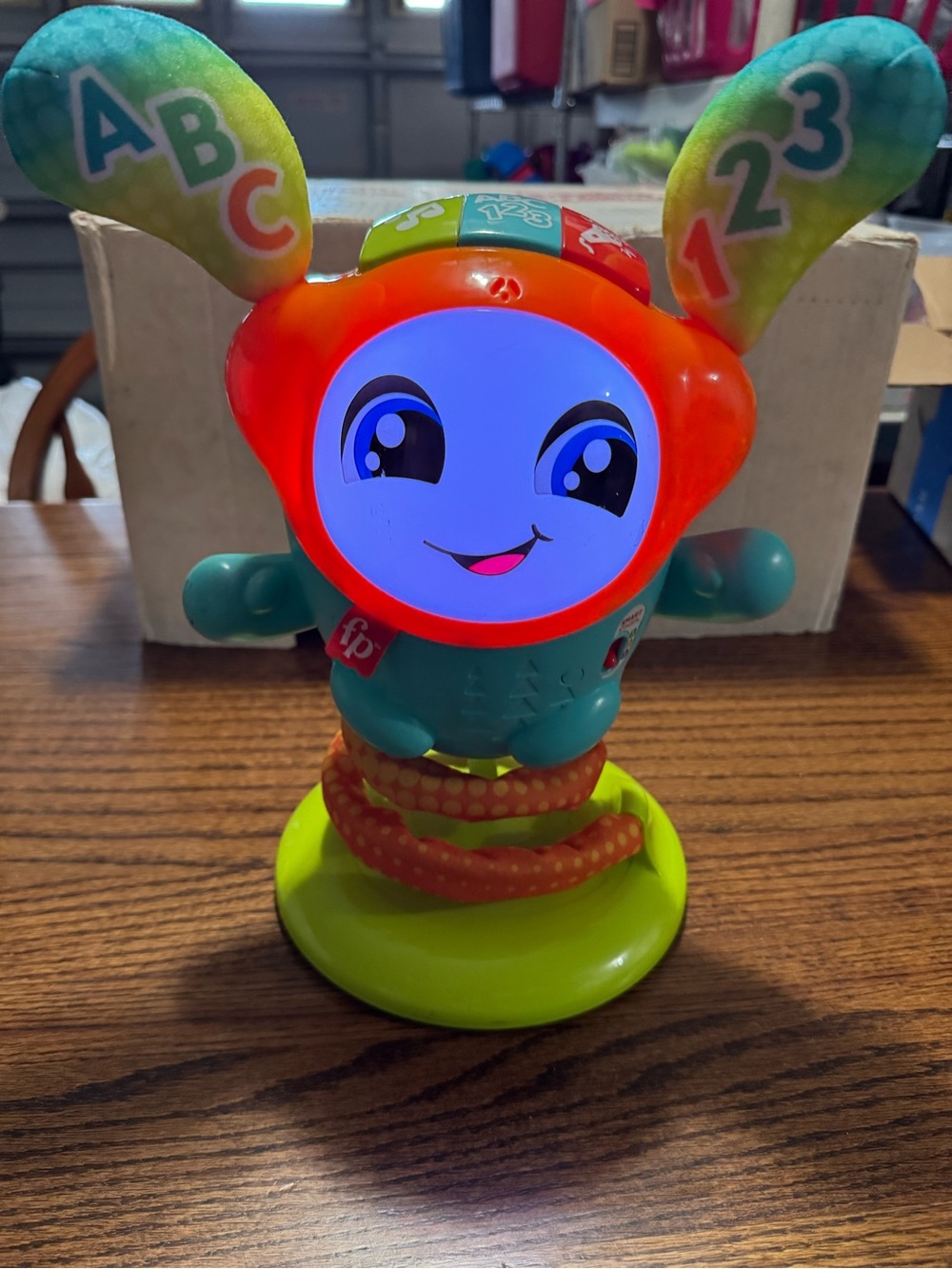 Fisher-Price Orange, Teal & Lime Light-Up ABC 123 Learning Pal